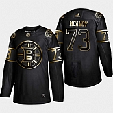 Bruins 73 Charlie McAvoy Black Gold Adidas Jersey,baseball caps,new era cap wholesale,wholesale hats